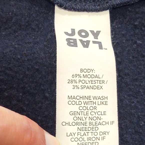 XXL JOY LAB Set (2) Modal Blend Mock Neck Long Sleeve Athletic Pullover - Picture 10 of 11